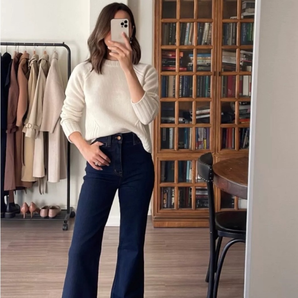 Madewell Dark Blue Flare Jeans